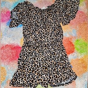 Cheetah romper